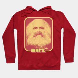 Karl Heinrich Marx // Retro Aesthetic Fan Art Design Hoodie